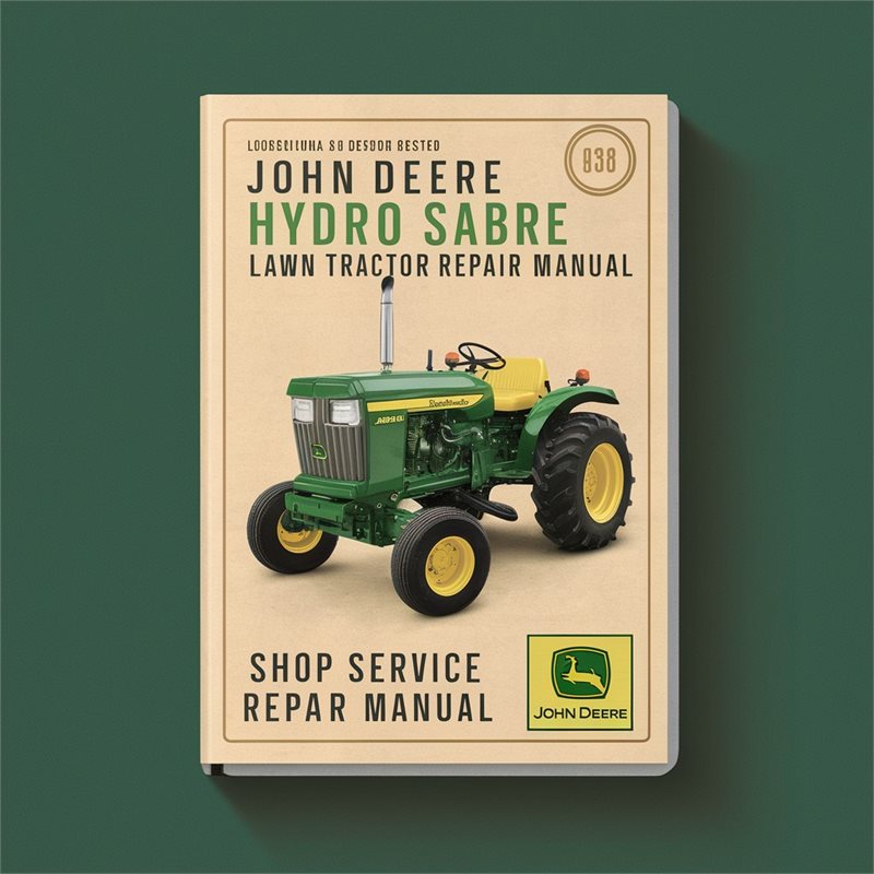John Deere 1538 Hydro Sabre Lawn Tractor Shop Service Repair Workshop Manual PDF