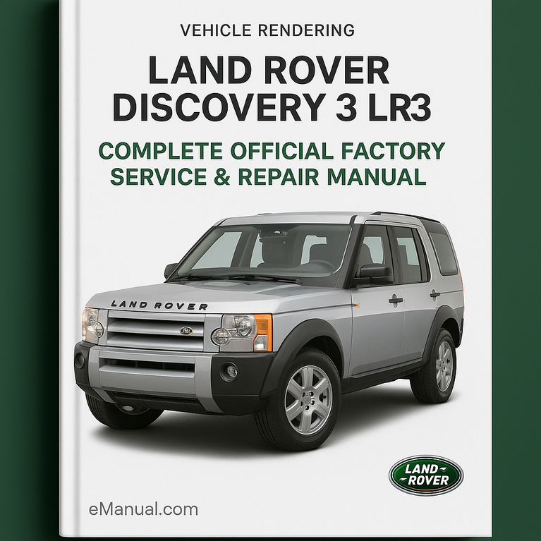 Land Rover Discovery 3 Lr3 Vollständiges offizielles Werks-Service-Reparaturhandbuch