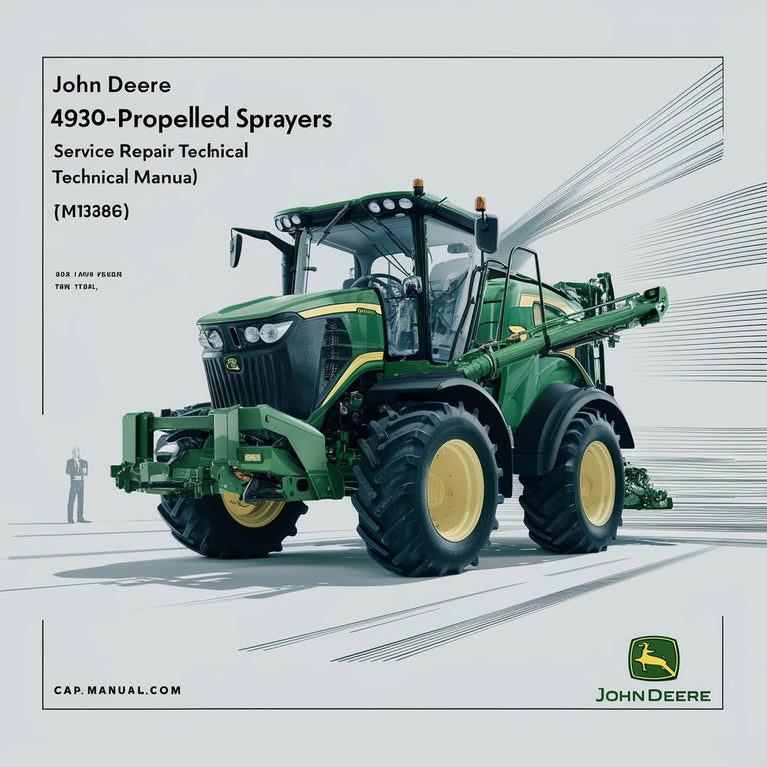 Technisches Wartungs- und Reparaturhandbuch für selbstfahrende Sprühgeräte John Deere 4930 (TM1386)