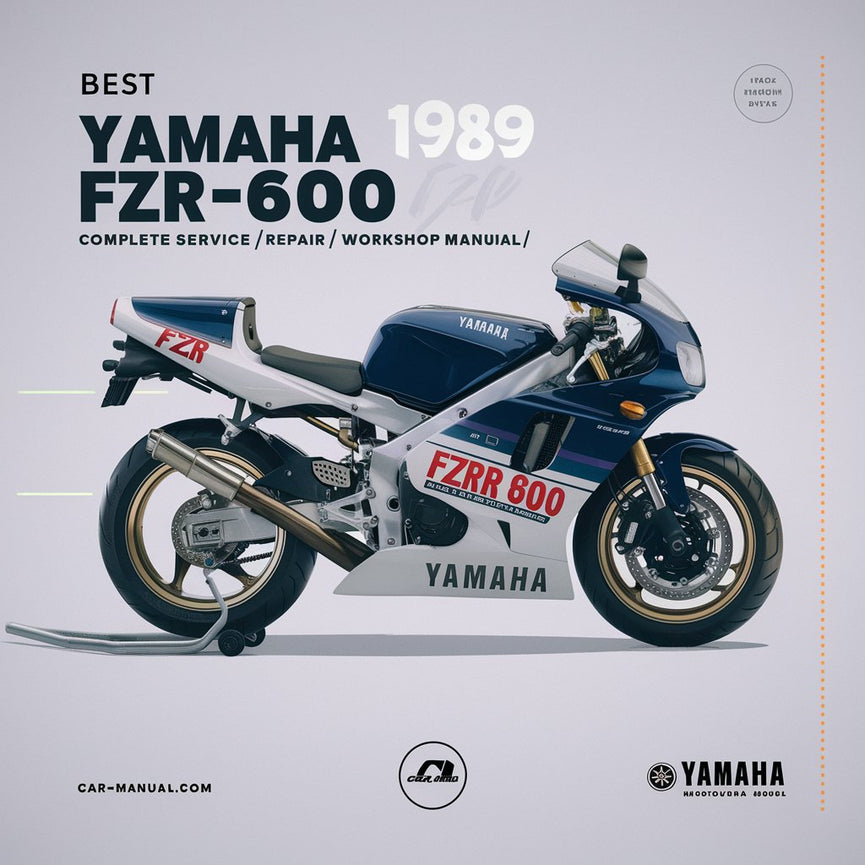 Mejor manual completo de servicio, reparación y taller de la Yamaha FZR600 1989-1999 FZR 600 (1990 1991 1992 1993 1994 1995 1996 1997 1998 1999)