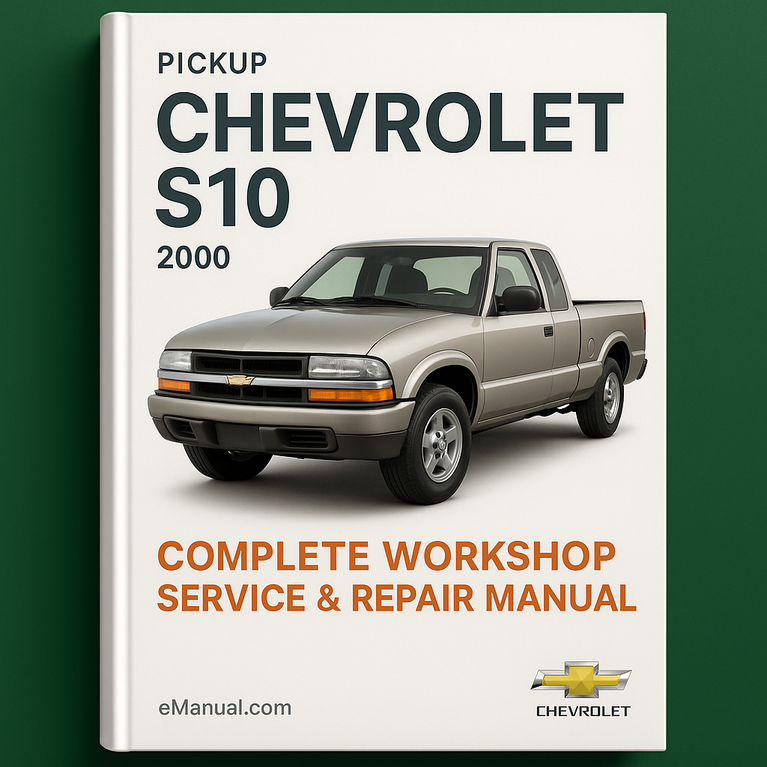 Chevrolet S10 Chevy S-10 Pickup Komplettes Werkstatthandbuch 2000