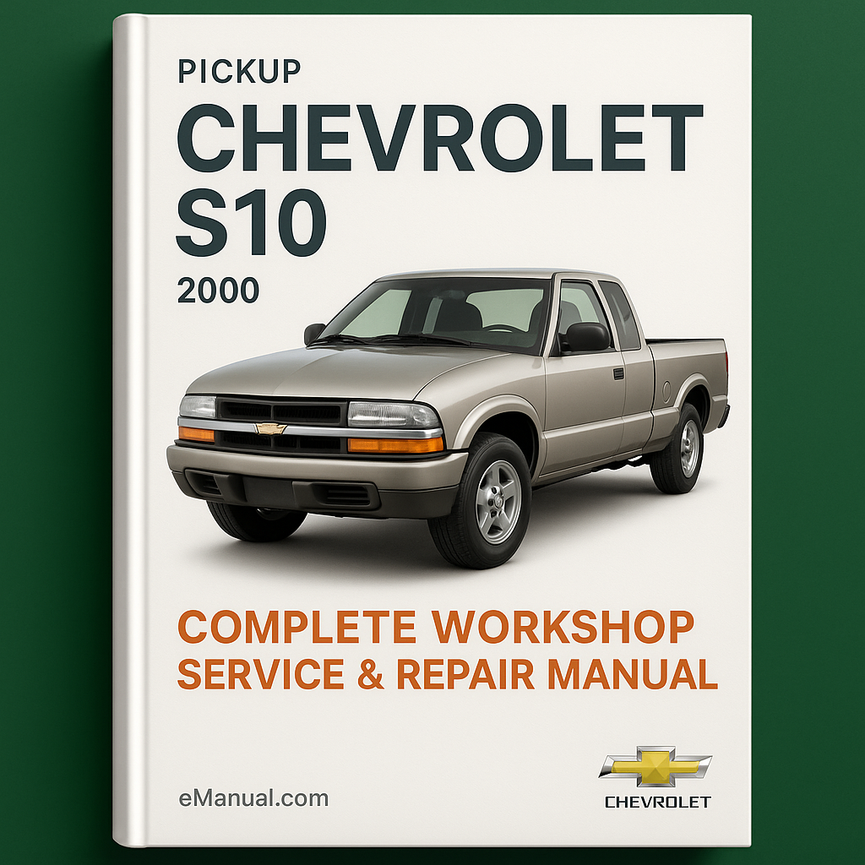 Chevrolet S10 Chevy S-10 Pickup Komplettes Werkstatthandbuch 2000