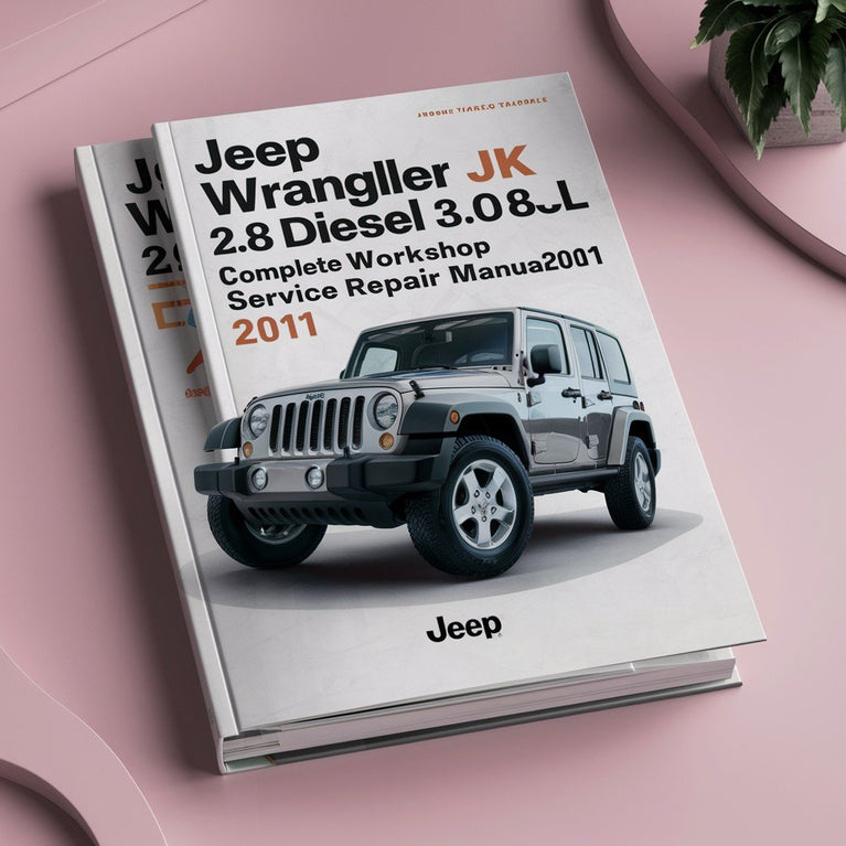 Manual de reparación y servicio de taller completo Jeep Wrangler JK 2.8 Diesel 3.0L 3.6L 2011