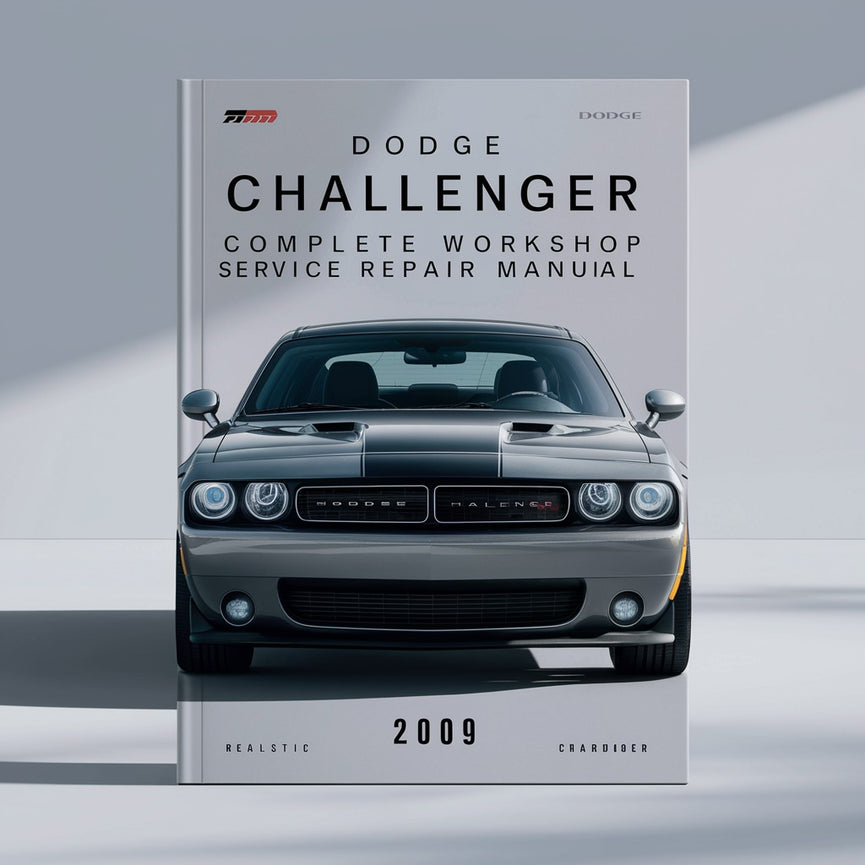 Manual completo de servicio y reparación del taller Dodge Challenger 2009