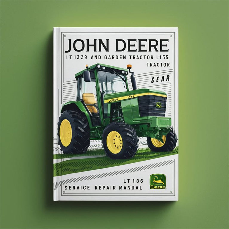 John Deere LT133 LT155 LT166 Lawn Garden Tractor Service Repair Workshop Manual PDF
