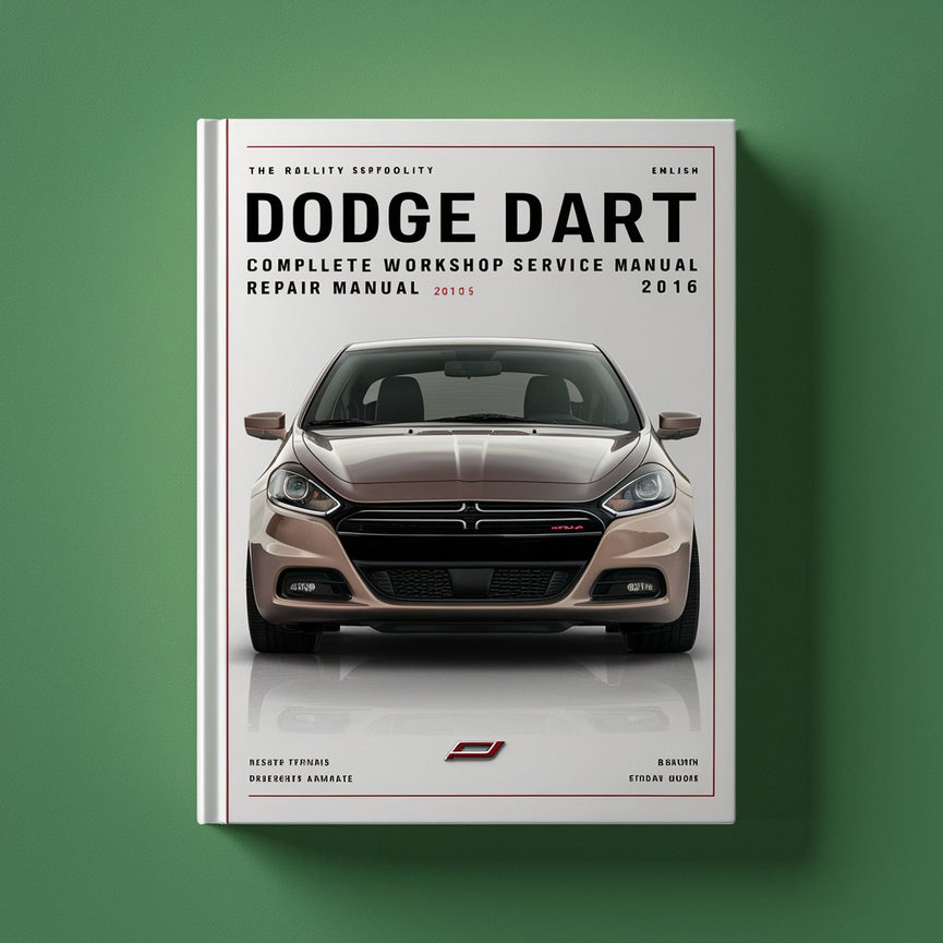 Manual completo de servicio y reparación del taller Dodge Dart 2016