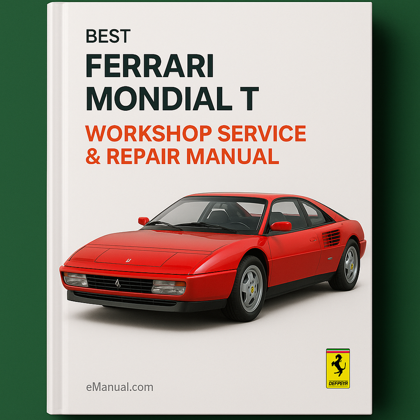 Mejor manual de servicio y reparación del taller Ferrari Mondial T # VENTA
