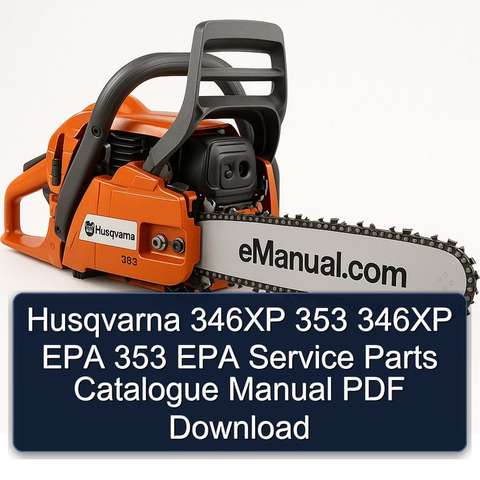 Husqvarna 346XP 353 EPA Parts Catalog PDF