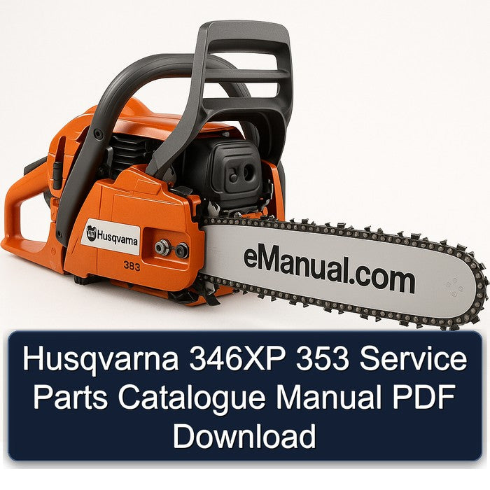 Husqvarna 346XP 353 Parts Catalog PDF