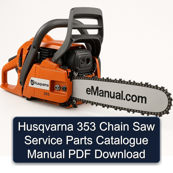 Husqvarna 353 Chain Saw Parts Catalog PDF