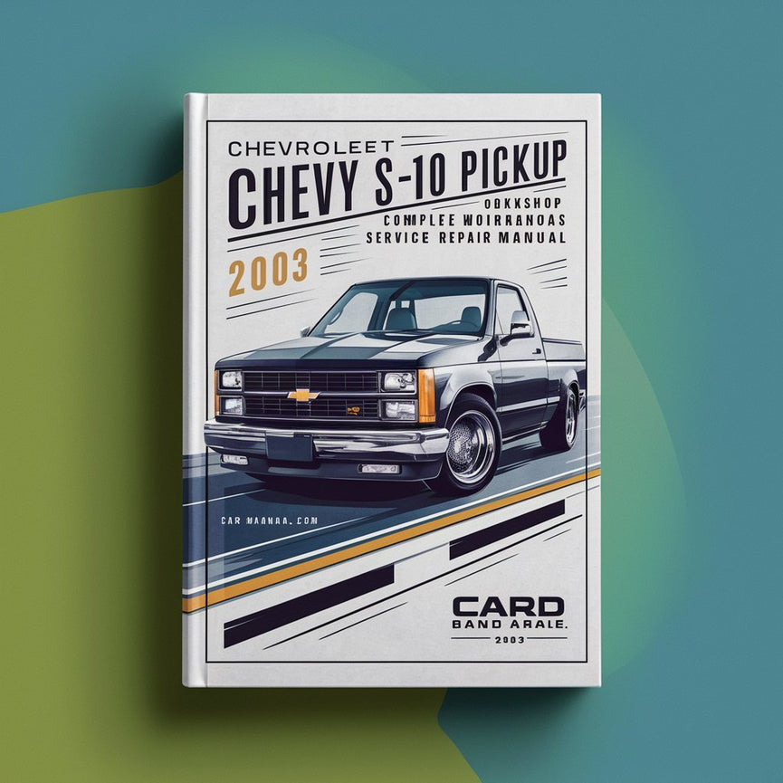 Manual completo de reparación y servicio de taller de la camioneta Chevrolet S10 Chevy S-10 2003