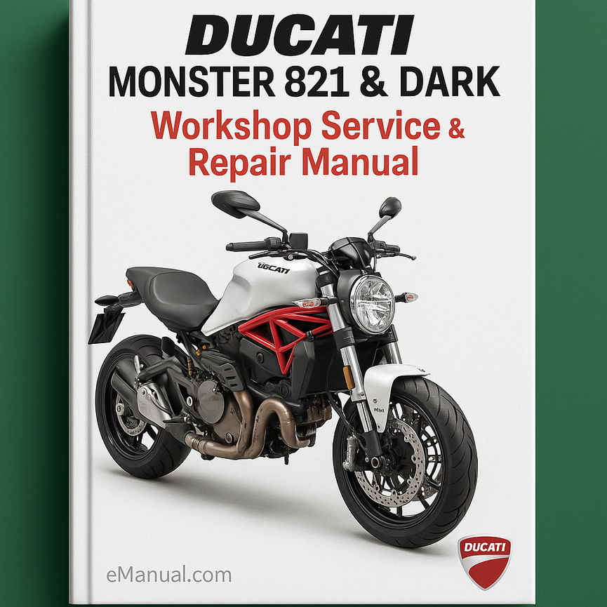 DUCATI MONSTER 821 & DARK BIKE Workshop Service Repair Manual