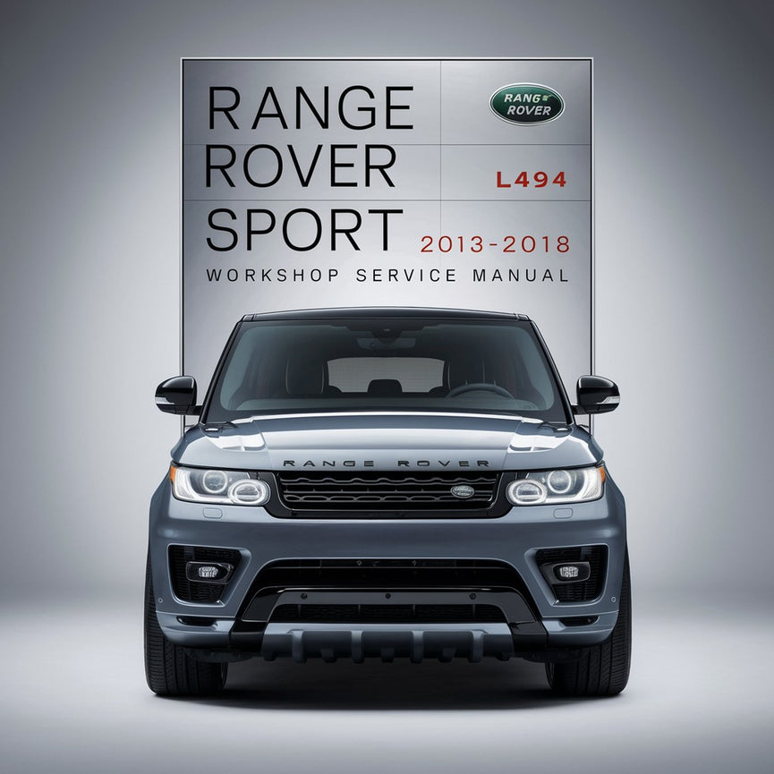 Manual de reparación y servicio del taller RANGE ROVER SPORT L494 2013-2018