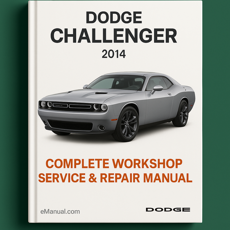 Manual completo de servicio y reparación del taller Dodge Challenger 2014