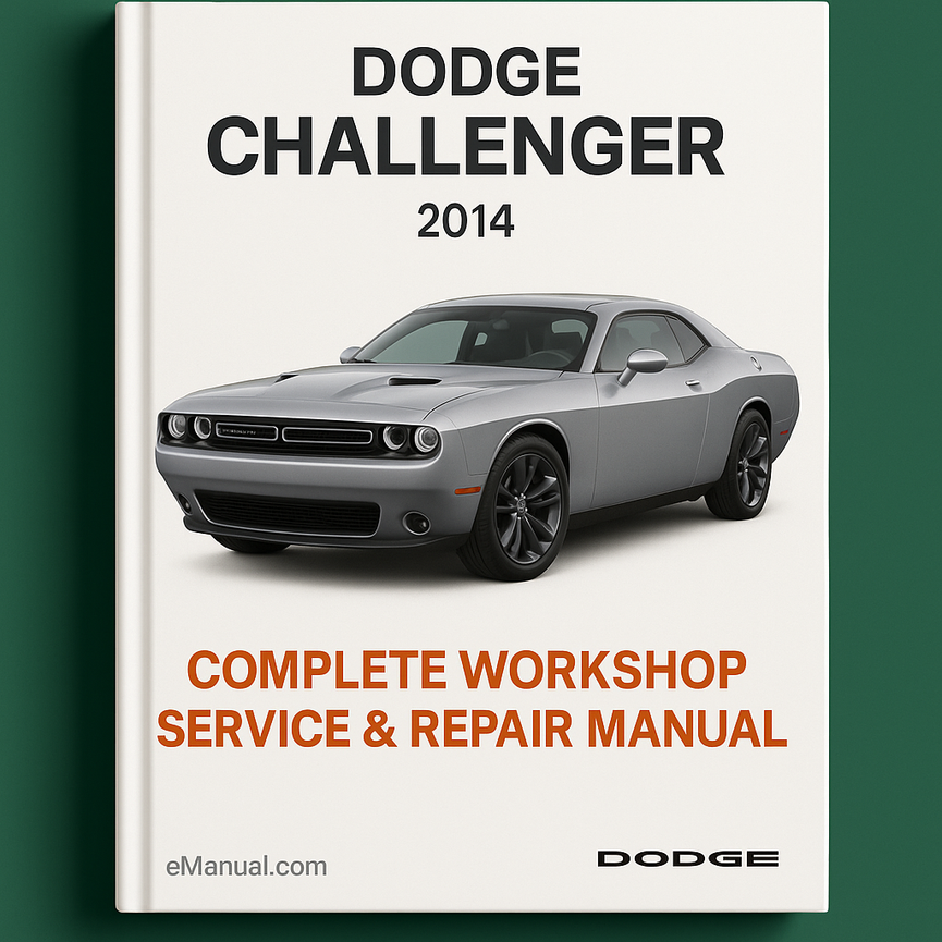Manual completo de servicio y reparación del taller Dodge Challenger 2014