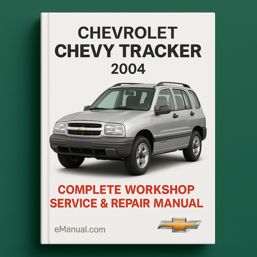 Chevrolet Chevy Tracker Komplettes Werkstatthandbuch 2004
