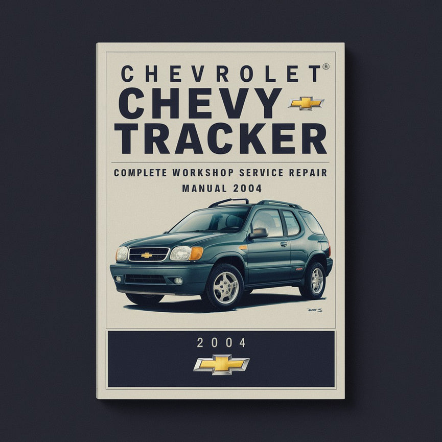 Manual completo de reparación y servicio del taller Chevrolet Tracker 2004