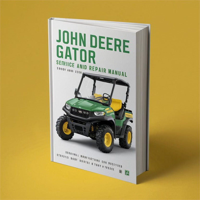 JOHN DEERE GATOR XUV 620i Service And Repair Manual PDF