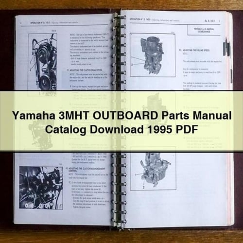 Yamaha 3MHT OUTBOARD Parts Manual Catalog Download 1995 PDF eManual