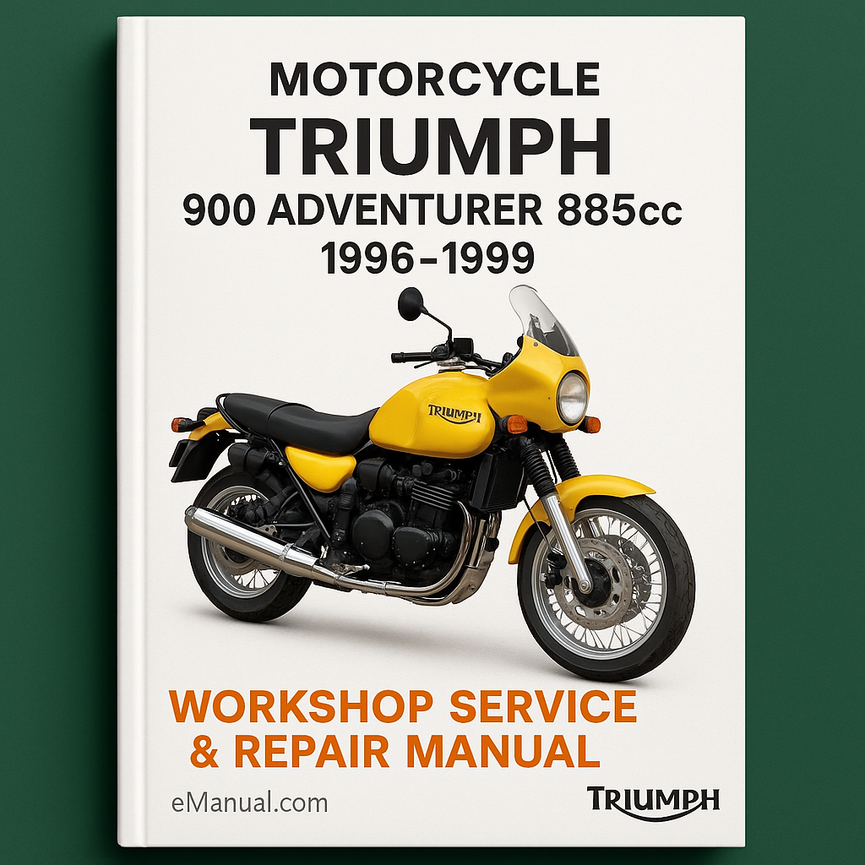 Triumph 900 Adventurer 885cc 1996-1999 Werkstatt-Service-Reparaturhandbuch