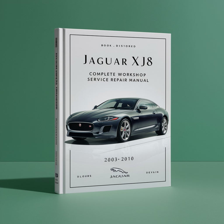 Manual completo de servicio y reparación del taller Jaguar XJ8 2003 2004 2005 2006 2007 2008 2009 2010