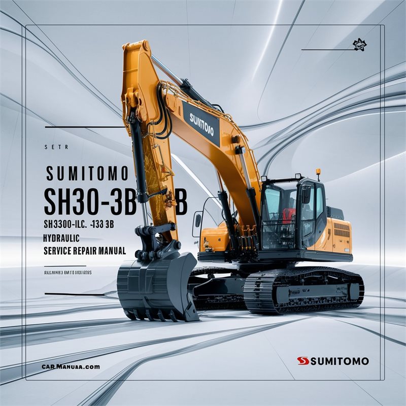 Sumitomo SH330-3B Sh330lc-3b Sh350hd-3b Hydraulic Excavator Service Repair Workshop Manual PDF