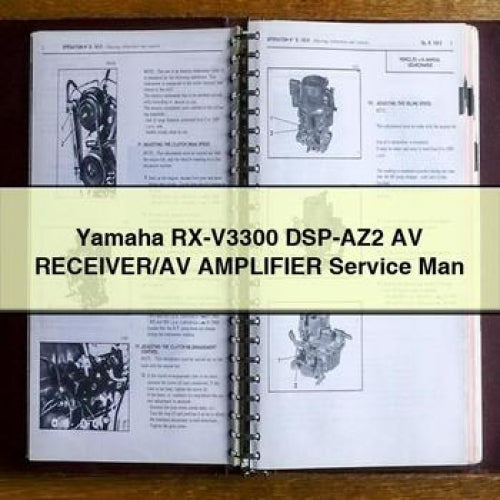 Yamaha RX-V3300 DSP-AZ2 AV Receiver/AV AMPLIFIER Service Man