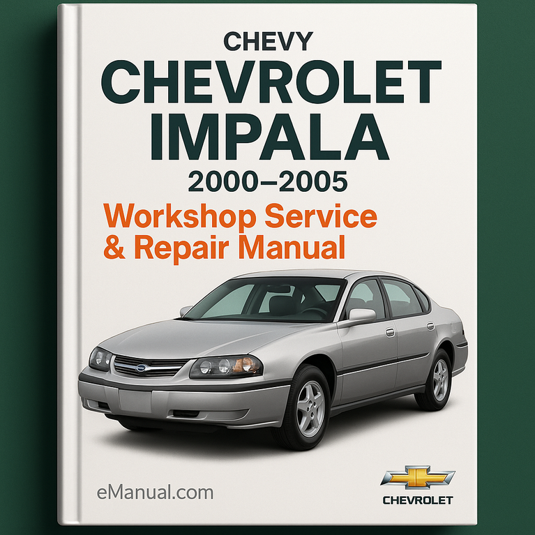 Chevy Chevrolet Impala Werkstatt-Service-Reparaturhandbuch 2000-2005