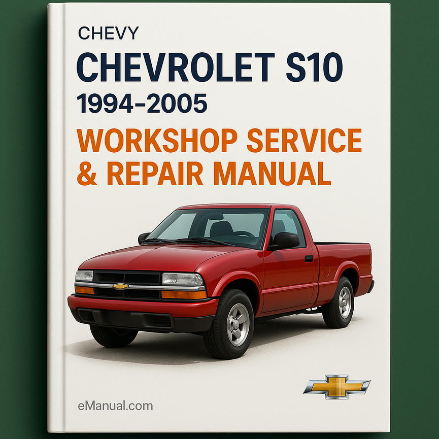 Chevy Chevrolet S10 Workshop Service Repair Manual 1994-2005