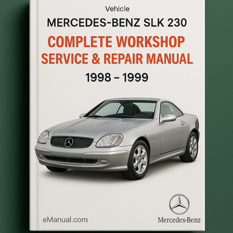 Mercedes Benz SLK 230 Komplettes Werkstatthandbuch 1998-1999