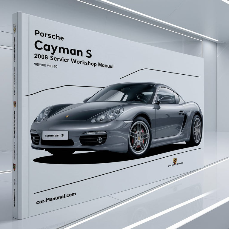 Porsche Cayman S 2005-2008 Service-Reparatur-Werkstatthandbuch