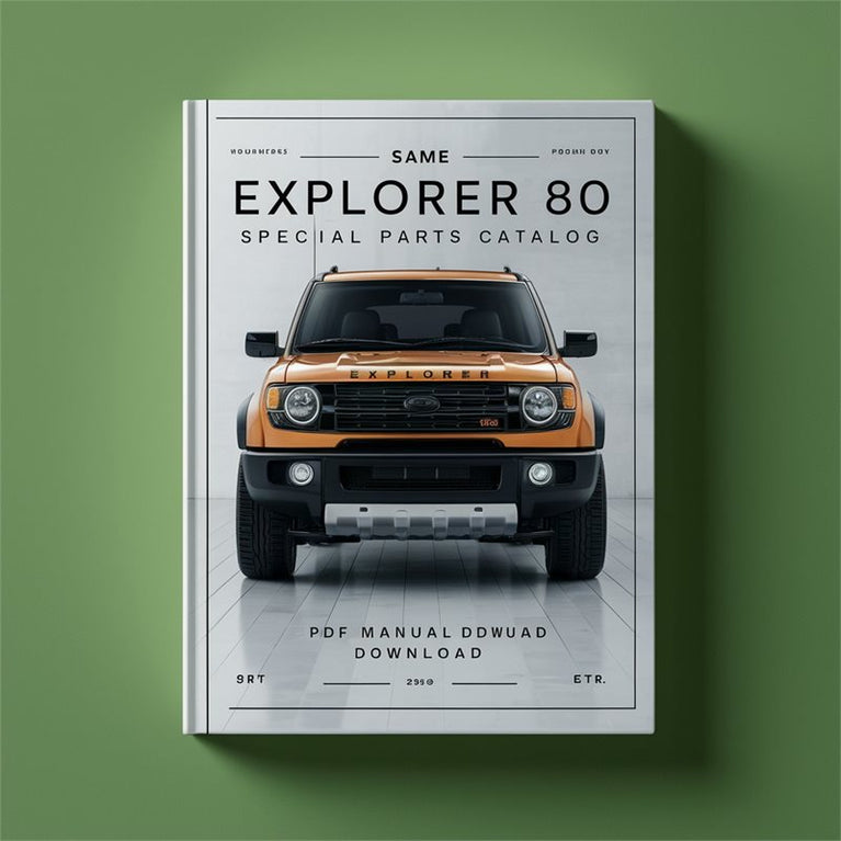 Same Explorer 80 Special Parts Catalog PDF Manual Download