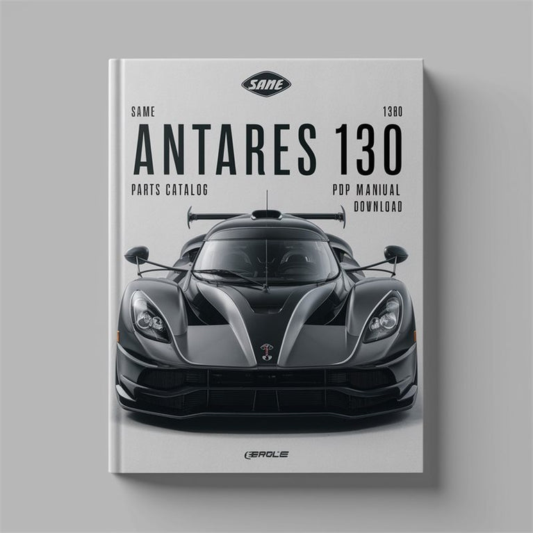 Same Antares 130 Parts Catalog PDF Manual Download