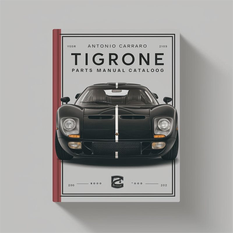 Antonio Carraro Tigrone Parts Manual Catalog PDF