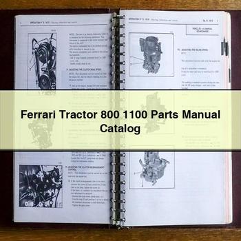 Ferrari Tractor 800 1100 Parts Manual Catalog