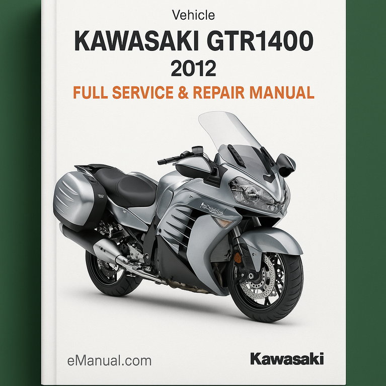 Manual de reparación y servicio completo de Kawasaki GTR1400 2012