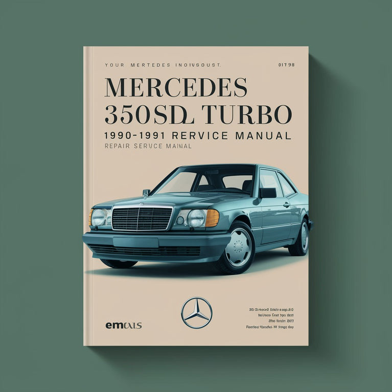 Mercedes 350SDL Turbo 1990 1991 Repair Service Manual