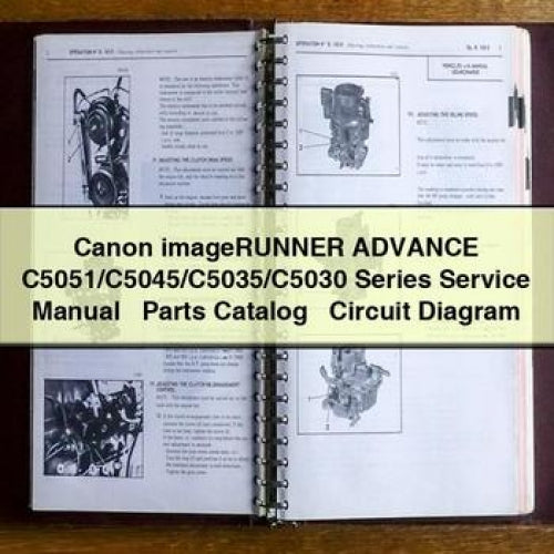Canon Imagerunner Advance C5051/c5045/c5035/c5030 Series Parts Catalog PDF