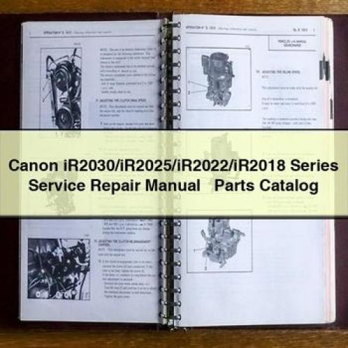 Canon Ir2030/ir2025/ir2022/ir2018 Series Parts Catalog PDF