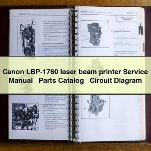 Canon LBP-1760 Laser Beam Printer Parts Catalog PDF