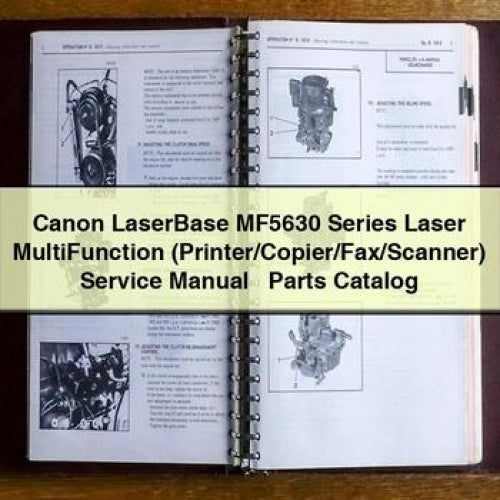 Canon Laserbase MF5630 Series Laser Multifunction (printer/copier/fax/scanner) Parts Catalog PDF