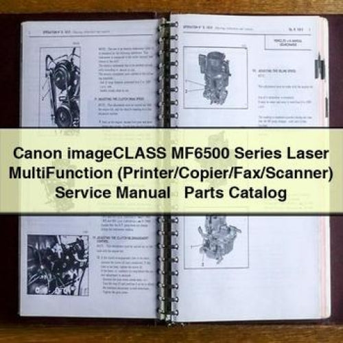 Canon Imageclass MF6500 Series Laser Multifunction (printer/copier/fax/scanner) Parts Catalog PDF