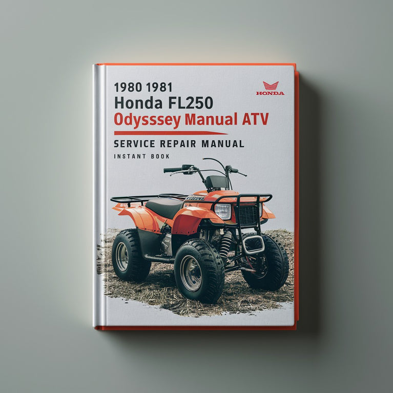 Manual de reparación y servicio del ATV Honda FL250 Odyssey 1980-1981