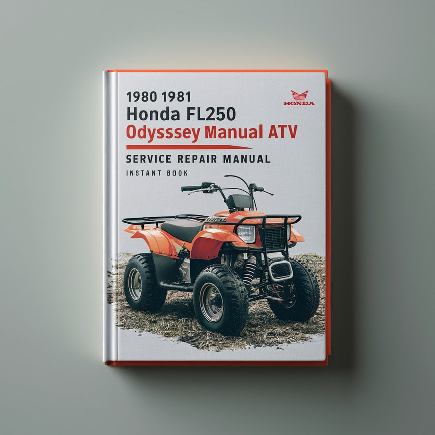 1980-1981 Honda FL250 Odyssey ATV Service-Reparaturhandbuch