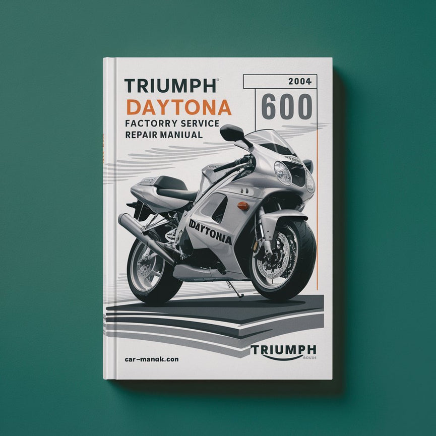 Manual de reparación y servicio de fábrica de la Triumph Daytona 600 2002-2004