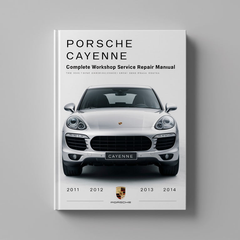 Manual completo de servicio y reparación del taller Porsche Cayenne 2011 2012 2013 2014