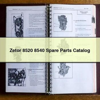 Zetor 8520 8540 Spare Parts Catalog