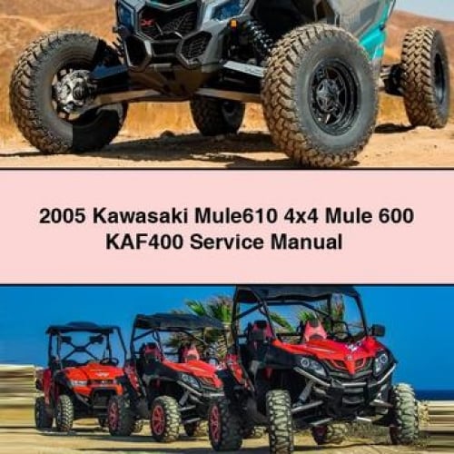 2005 Kawasaki Mule610 4x4 Mule 600 KAF400 Service Manual PDF Download