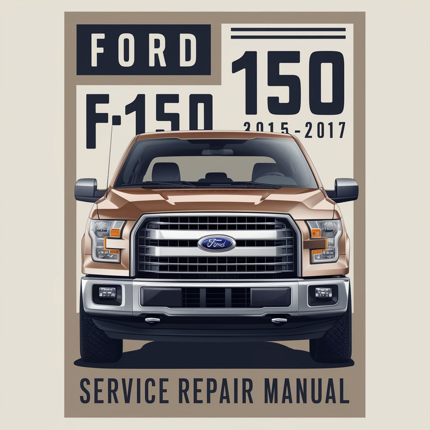 Manual de servicio y reparación de Ford F-150 2015 2016 2017