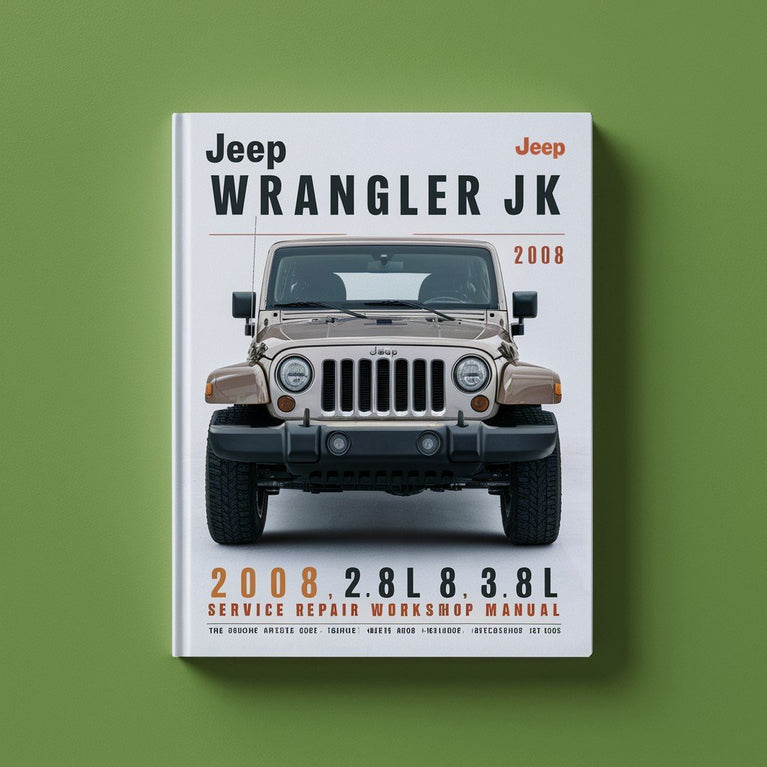 Manual de taller y reparación del Jeep Wrangler JK 2.8L 3.8L 2008